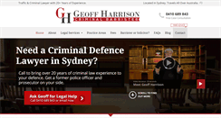 Desktop Screenshot of geoffharrison.com.au
